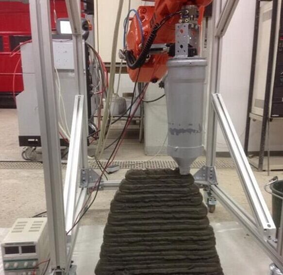 混凝土、混凝土3D打印機(jī)、可移動混凝土3D打印機(jī)