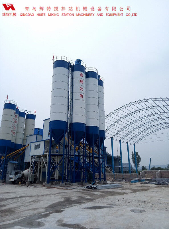 輝特混凝土攪拌站HZS120---直觀的操作畫面，簡單易懂