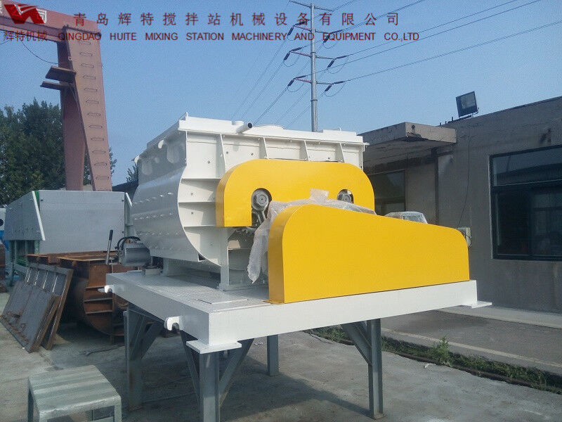 JS750攪拌臂采用偏心式設(shè)計(jì)，延長使用壽命，青島輝特機(jī)械