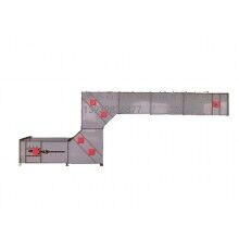 Z型提升機(jī)，進(jìn)料輸送卸料全過程，對(duì)物體本身無破損，降低廢品率