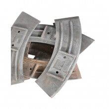 120混凝土攪拌機配件 側(cè)進(jìn)給螺旋葉片 攪拌臂  攪拌機配件