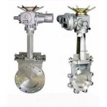 對夾式電動刀閘閥PZ973H-16C