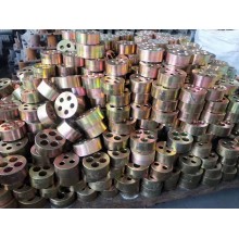 錨具、錨墊板、螺旋筋及配套夾片4/5孔錨具廠家YM15-5孔錨具四件套直銷